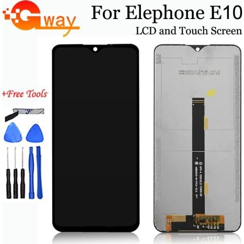 100% Test 6.5" For Elephone E10 LCD Display+Touch Screen Digitizer Assembly For Elephone E10 LCD Touch Replacement+Tools
