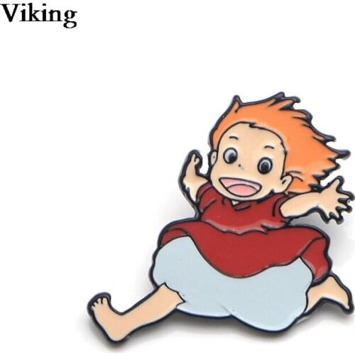 1Pcs Badge Cartoon Enamel Brooches Cute Badges Collar Pins Backpack Shirt Brooch Gift For Kid Women Men G0389