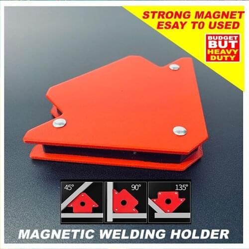 2PCS Magnet For Welding 45 90 135 Degree Welder Positioner Magnetic Holder 25LBS 12KG Strong Suction For Soldering Welding Tools