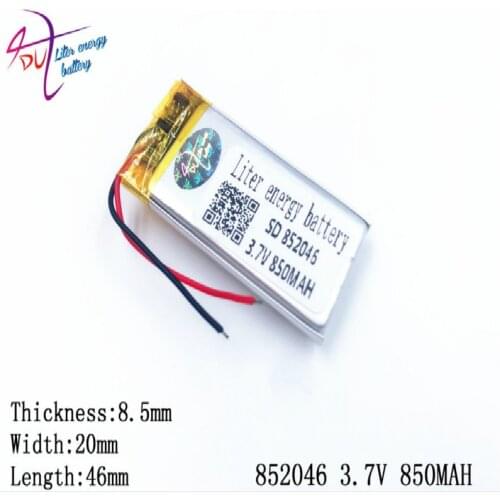 3.7V 1800mAh 853060 Polymer lithium ion / Li-ion battery for tablet pc,POWER BANK,pipo,cube,cell phone