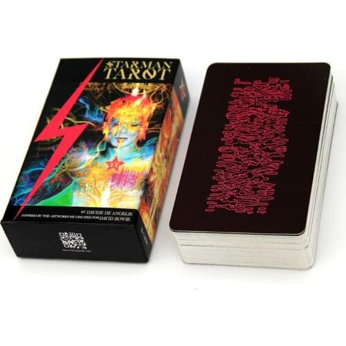 78 Card Set Starman Tarot All English Oracle Deck Fun Multifunctional Family Gathering Interactive Board Game