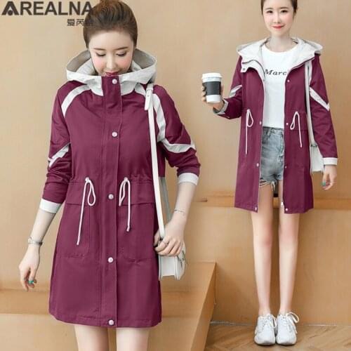 AREALNA Women's Classic Trench Coats