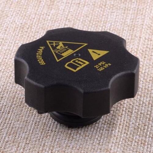 Car Black Engine Radiator Coolant Recovery Bottle Reservoir Cap 68249136AA Fit For Chrysler Jeep Dodge Ram