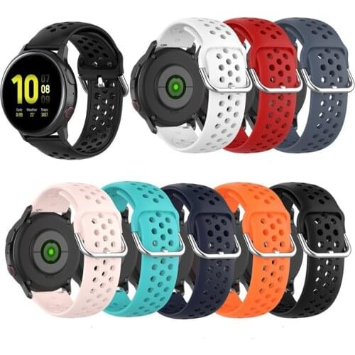 Sports fashion casual wristband for Samsung Galaxy watches, active 2, 40/44mm, 20mm, 22mm