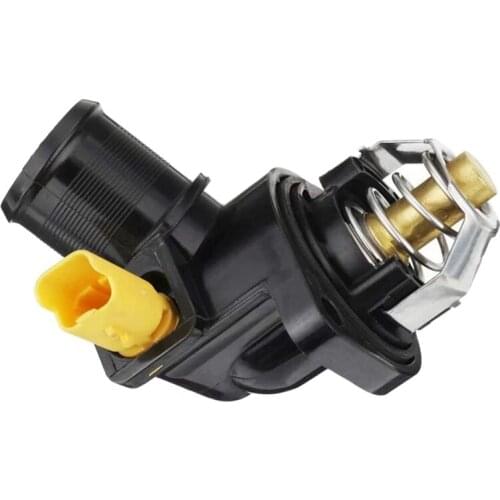 Car Engine Coolant Thermostat Cover with Housing for Peugeot Bipper 206 207 1007 Citroen C2 C3 I II 1336Z2 1336.Z2