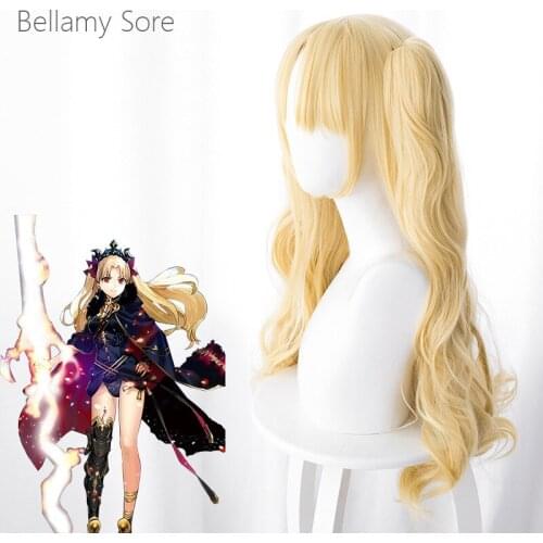 Fate Grand Order Servant Lancer Ereshkigal FGO Cosplay hair wigs+Wig cap