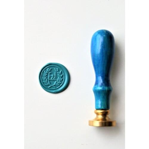 Personalized Initials with Olive branch Wax Seal Stamp, wedding stamp ,party wax seal stamp,initial wax seal stamp set