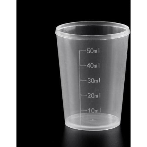 Kitchen Transparent Scale Cup Kitchen Measuring Cup With Clear Scales Silicone Resin Glue DIY Tool Jewelry Make Practical Grips