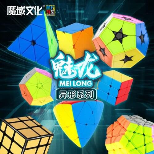 Moyu meilong Skew Pyramid Megaminx SQ1 Smooth Magic Cube Strange shape Twist neo Cube for speed Cuber WCA Professuinal cube toy