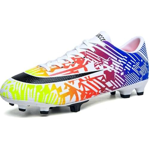 New Low Ankle Men Women Boys Girls Kids Indoor Outdoor Soccer Shoes Professional Football Shoes Sneaker Training Cleats Boots