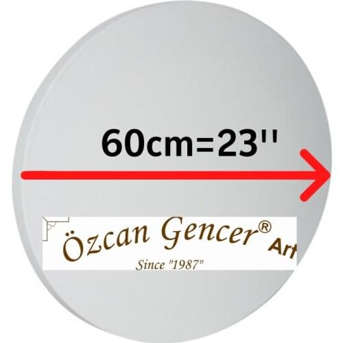 Professional Art Supply,Circle Stretched Canvas For Painting,For oilpainting acrylic..Exclusive FIVE-Time Primed Artist Canvas