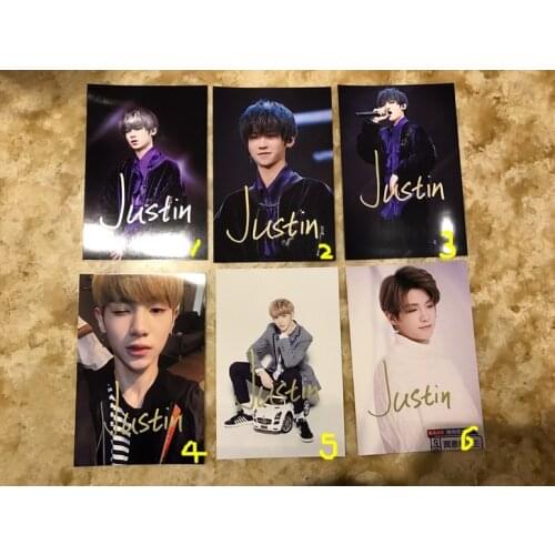 Hand signed IDOL PRODUCER NINE PERCENT JUSTIN HUANG MING HAO autographed photo 4*6 052018A