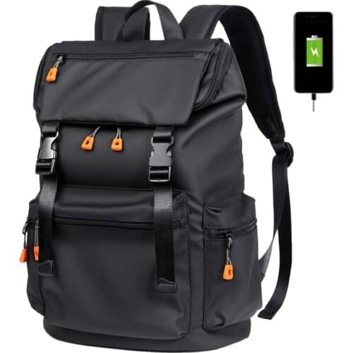 2021 Fashion Men Backpack Multifunctional Waterproof Backpacks 15.6 Inch Laptop Bag Man USB Charging Travel Bag Large Capacity