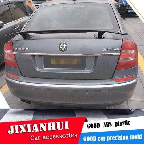 For Skoda Octavia Spoiler 2015-2018 Octavia Spoiler NTF ABS plastic Material Car Rear Wing Color Rear Spoiler