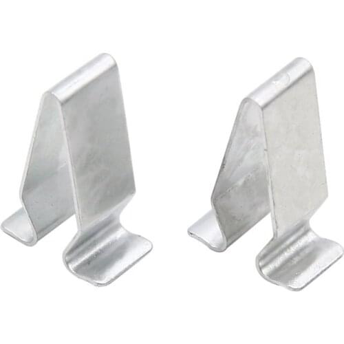 Uxcell Universal 30Pcs Metal Screw Fastener Door Pannel U-Type Clips Rivets for Car