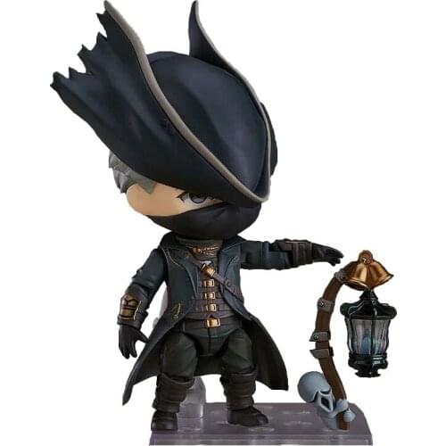 10cm Anime Q Version Clay Bloodborne hunter PVC Action Figure Toy Collectible Model Doll Gift