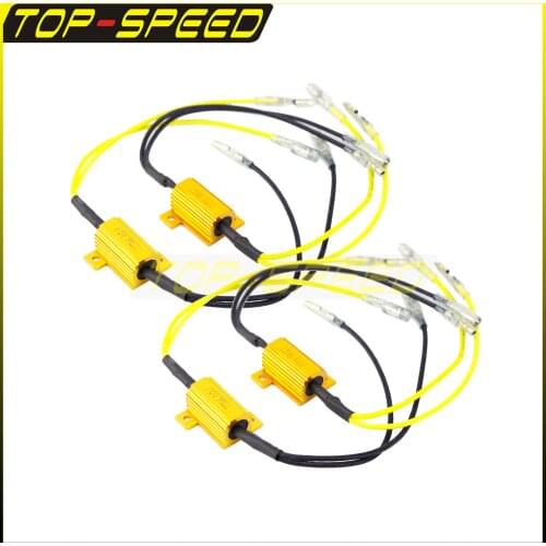 2x 4x 8x Turn Signal Blinker Fix Error Too Fast Flashing Canceller Aluminum Load Resistor Flash Rate Controller For Honda Suzuki
