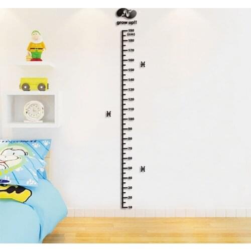 Twelve Constellations Childrens Rangefinder 3d Wall Stickers for Kids Rooms Decor Height Ruler Chart Sticker Child Growth Meter