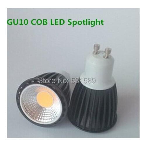 DHL 100pcs/lot New Best COB GU10 MR16 E27 E14 5W Led Light Bulb Lamp 85-265V High Bright Warm/Cool White Led Spotlight 120 Angle