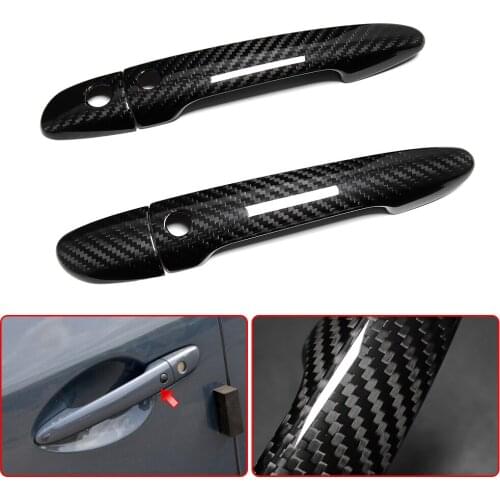 Car Accessories For Mazda Roadster MX-5 Miata 2016-2021 Real Carbon Fiber Door Handle Cover Trim