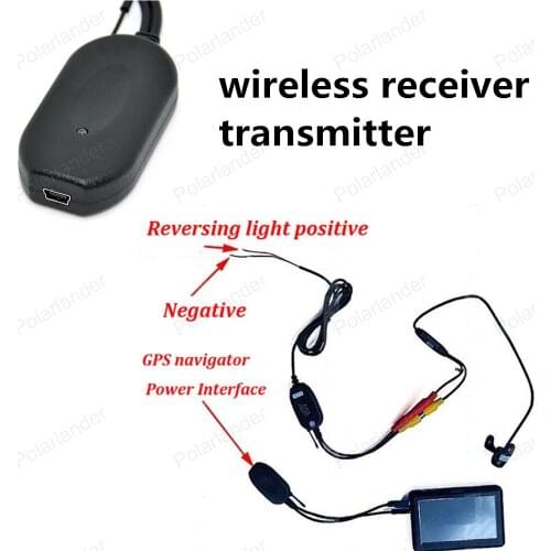 Hot sell 2.4 Ghz Wireless VideoTransmitter Receiver Kit for CarRear View Camera Reverse camera