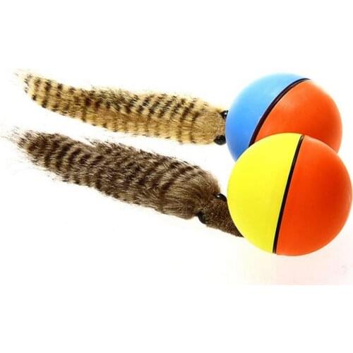 Cat Toy Electric Beaver Ball Pet Rolling Ball Throwing Toy Funny Interactive Toy Pet Ball Toy Ball Cat Chasing Jump Toys
