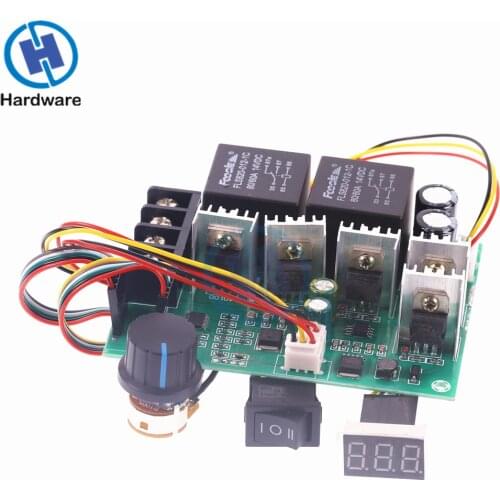 PWM Speed Controller DC Motor Digital Display 0~100% Adjustable Drive Module Input MAX60A 12V 24V