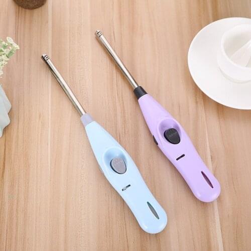 Creative Inflitable Candle Lighter Kitchen Lighters Ordinary Flame Lighter Butane Lighter Cigarette Lighters Smoking Accessories