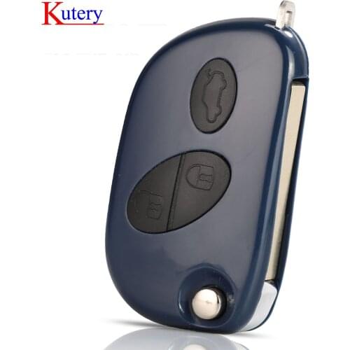 Kutery for Maserati Quattroporte GranTurismo 2005-2011 RX2TRF937 Replacement Flip 3 Button Remote Car Key Shell Case Fob