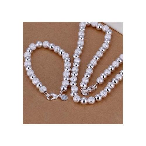 Wholesale! Fashion jewelry, N925 Silver color 1 Bracelet + Earrings sets, HS229
