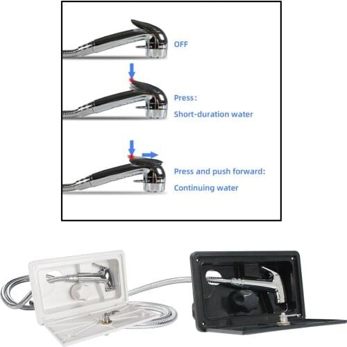 RV Outdoor Outdoor Shower Stainless Steel Hand Boat Motorhome Kitchen Camper Van Caravan