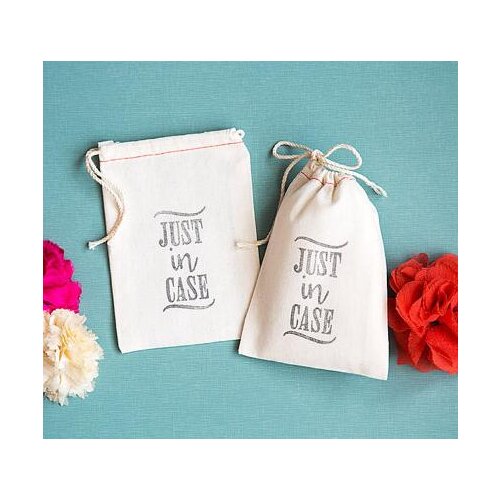 Personalized "Just In Case" wedding Hangover Kit favor gift Welcome Bags Bachelorette hem bridal shower party gift bag