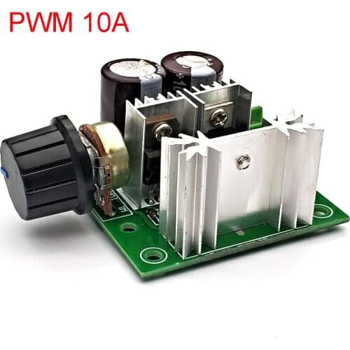 PWM DC Motor Speed Regulator Adjustable Speed Control Switch 12V 24V 36V 10A