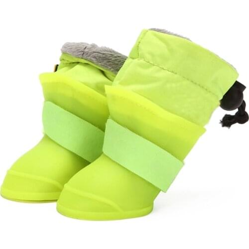Pet Dogs Snow Rain Boots Anti-Slip Waterproof Puppy Rain Shoes Durable Winter Dropshipping