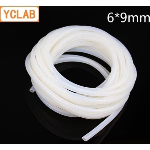 YCLAB 6*9mm Silicone Tube Silica Gel Hose Flexible Rubber Water Pipe