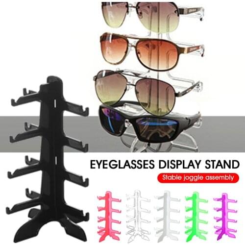 Plastic Sunglasses Show Rack 4 pairs glasses Place the shelf Optical Shop Sunglasses color Display stand mesa Storage rack