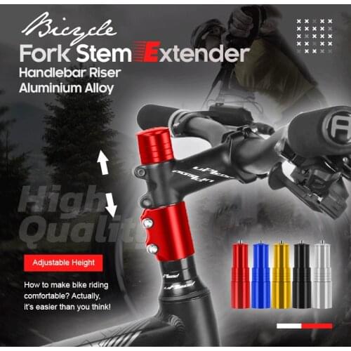 Bicycle Fork Stem Height Extender Handlebar Rise Up Adapter Aluminum Alloy Height Spacer Cycle Accessories Drop shipping