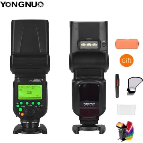 YONGNUO YN968N II Flash Speedlite for Canon Nikon DSLR Compatible with YN622N YN560 Wireless TTL Speedlite 1/8000 with LED Light