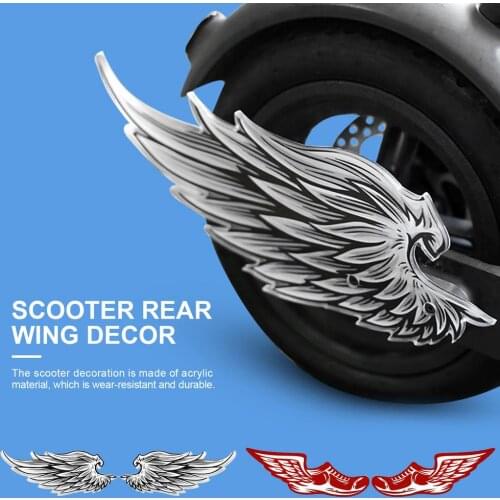 Scooter Rear Wing Rear Tail Brake Fender Wings Decor Durable Anti-collision Waterproof Scooter Rear Wing Decor For Xiaomi