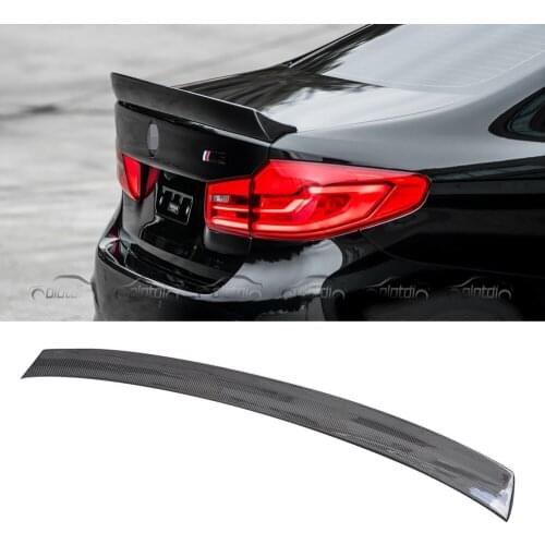 Carbon Fiber Rear Trunk Deck Spoiler Wing Boot For BMW 5 Series G30 F90 2017-up