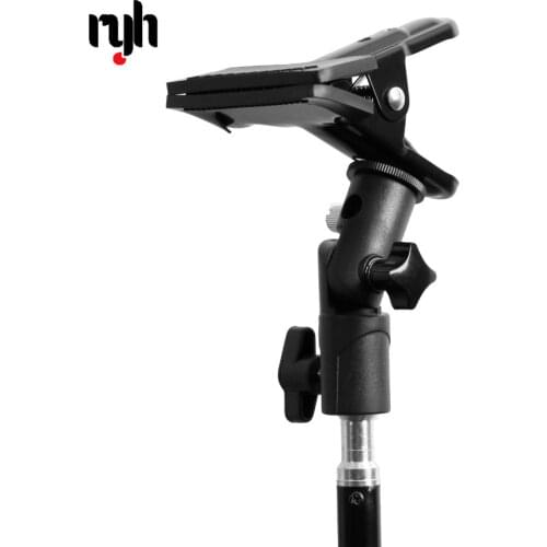 Reflector Clamp Clip Holder Light Stand Attachment 1/4" to 3/8" Screw Mount Swivel Adapter For Photo Studio Reflector&Background