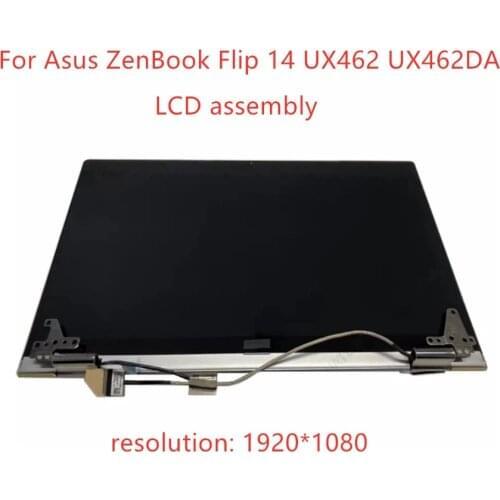 Laptop 14 inch Assembly replacement For Asus ZenBook Flip 14 UX462 ux462f UX462DA Laptop LCD Panel Touch Screen assembly