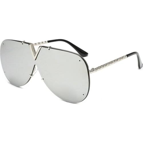 2020 Elegant Retro Personality Sunglasses Women Fashion Large Sunglasses Womens Oculos De Sol UV400