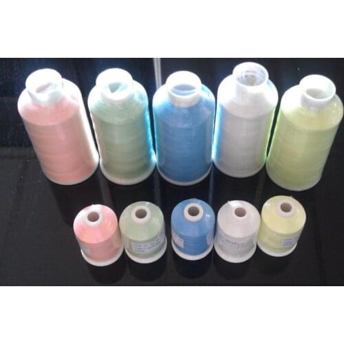 5 spools 2500 yards glow in the dark thread+ free shipping