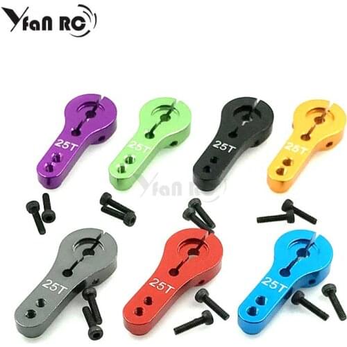 Free Shipping 1pcs 25T M3 Metal RC Servo Arm Horn for Futaba Savox Xcore HL HSP trx4 scx10 90046 HD Power F110A