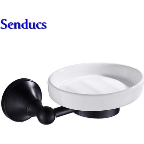 Free shipping European style brass soap dish for bathroom accessories copper soap dish by black bronze bath soap holder