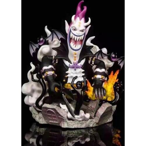One Piece GK Anime Character Qiwuhai Gekko Moria Decoration Color Box Classic Model Toys Action Figure Doll Childrens Gift