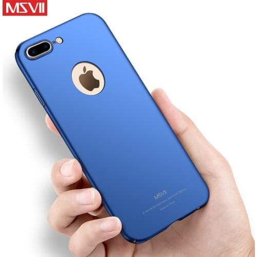 MSVII Cases For iPhone 7 Case Cover Luxury Matte Coque For iPhone 8 Plus Case 8Plus Hard PC Cover For Apple iPhone 7 Plus Cases
