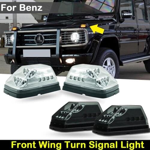 For Mercedes Benz G-Class W463 G500 G55 AMG G550 Car Front Wing Turn Signal Lamp Corner Light