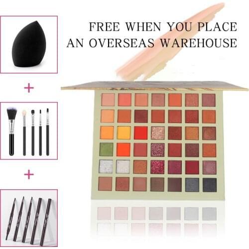 EZSOZO 42-color Eyeshadow Palette Oil Painting Theme Palette Long Lasting Waterproof Glitter Matte Eye Makeup Female Cosmetics